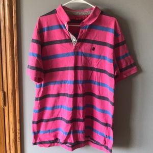 IZOD polo pink and blue